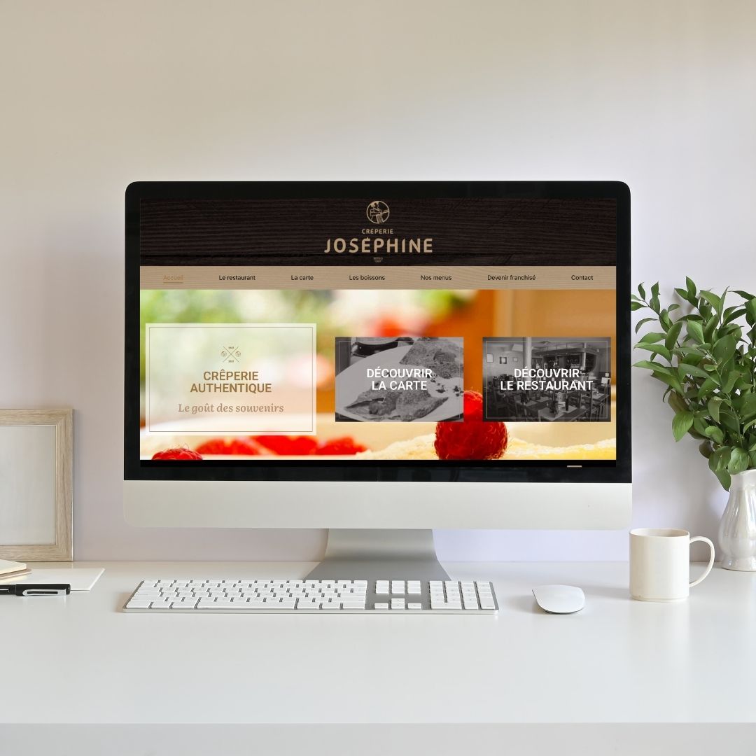 AGENCE DA'COM - creation site internet - Crêperie joséphine